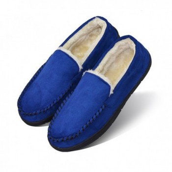 VLLY Microsuede Bedroom Moccasin Slippers