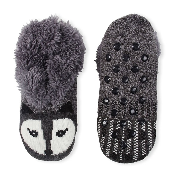 Fuzzy Babba Womens Slipper Raccoon