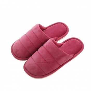 red slip on slippers