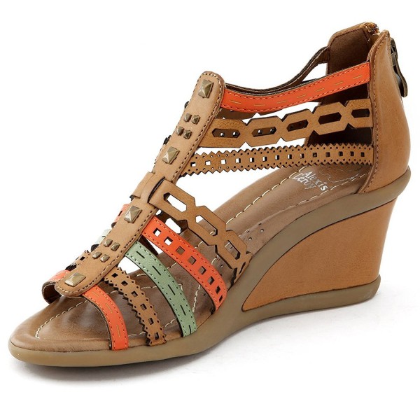 Alexis Leroy Womens Gladiator Apricot