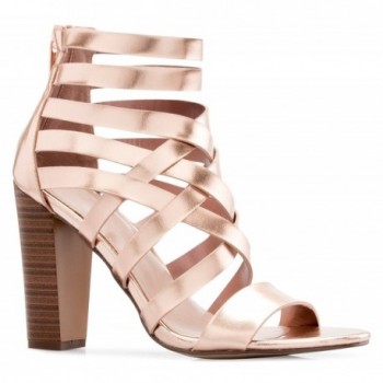 OLIVIA Womens Strappy Woven Sandals