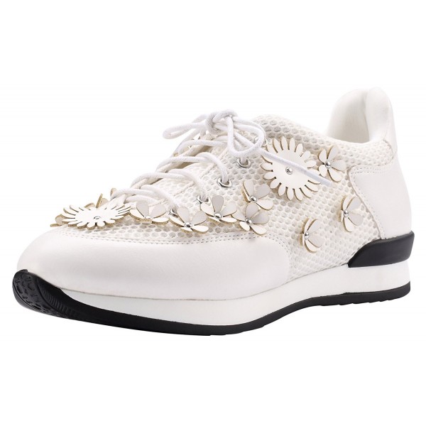 Sofree Paillette Fashion Sneaker White Pewter