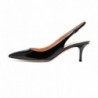 Soireelady Pointed Slingback Evening Stiletto