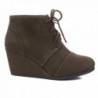 Taupe Oxford Bootie Hidden Womens