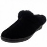 Womens Genuine Suede Mules Slippers