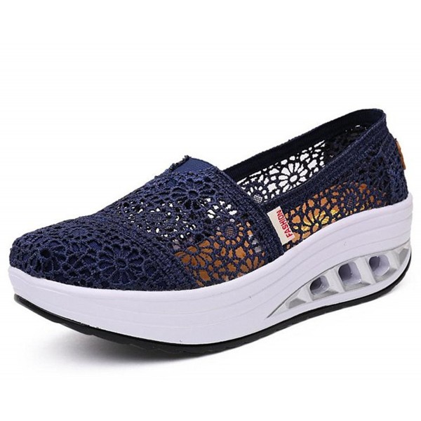 Lisyline Crochet Fitness Walking Sneaker