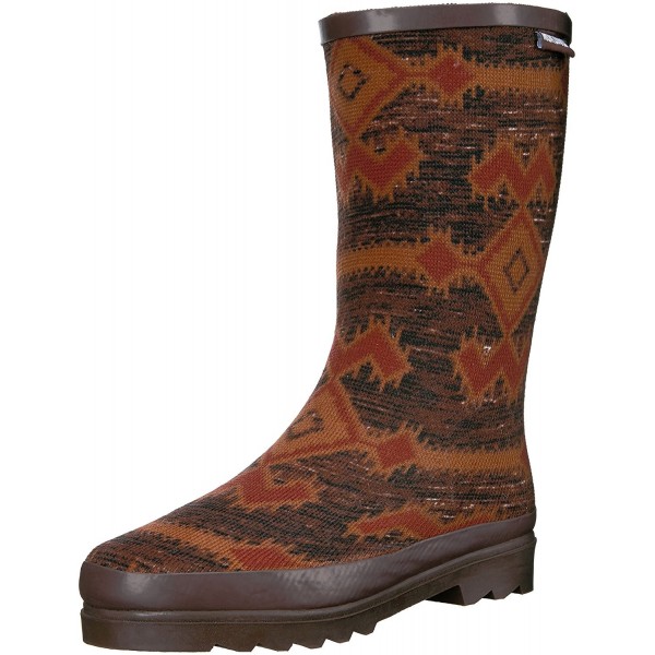 Womens Anabelle Rainboots Brown Medium