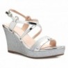 OLIVIA Strappy Platform Glitter Sandals
