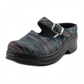 Klogs Footwear Womens Black Stripe