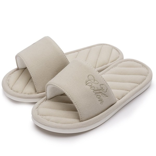 open toe indoor slippers