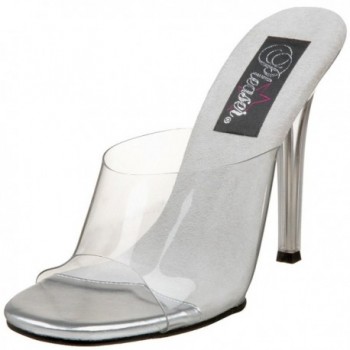 Pleaser Womens Gala 01 Sandal Clear