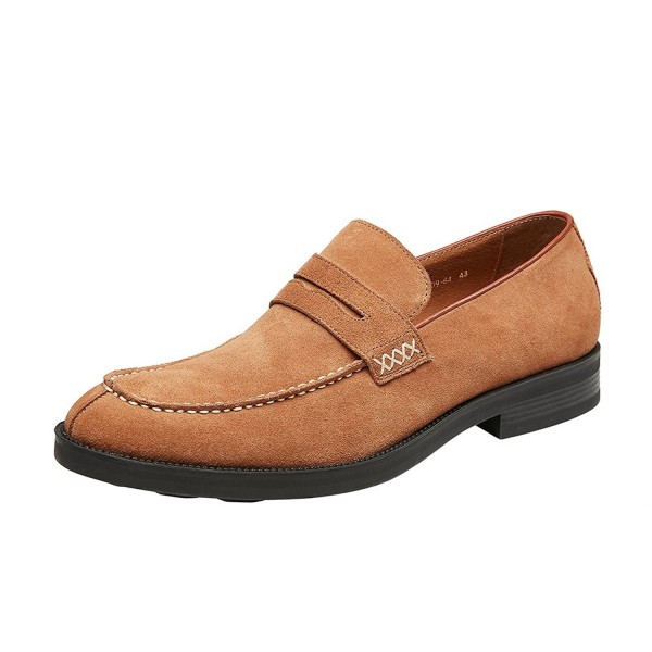 KINGSTEP Suede Leather Slip Loafer