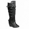 Mika 08 Womens Slouch Knee High Leatherette