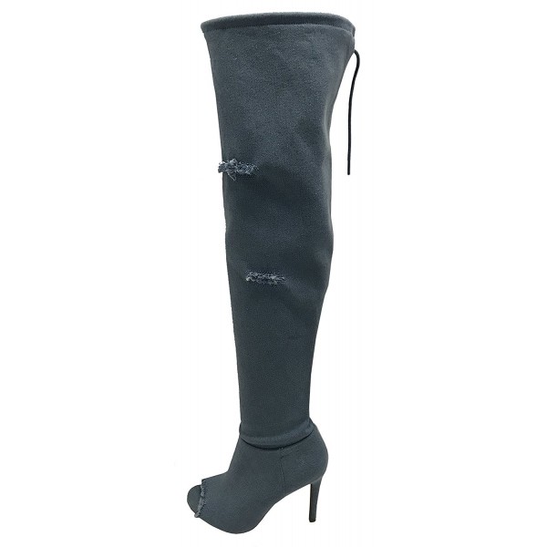 Wild Diva Womens Drawstring Stiletto