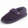 Gohom Womens Suede Slipper Purple