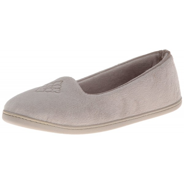 Dearfoams Velour Closed Back Womens Slipper