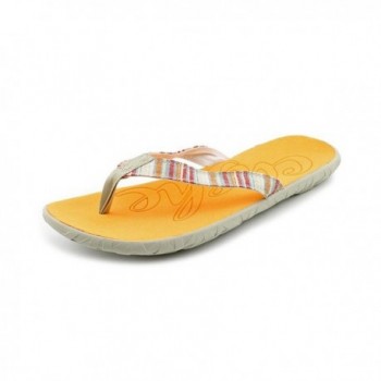 Womens Cushe Flipper Orange Stripe