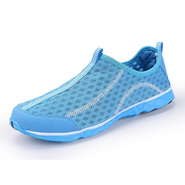 Women's Lightweight Athletic Quick Drying Mesh Aqua Slip-On Water Shoes ...