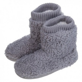 MIXIN Womens Fleece Outdoor Slipper