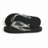 Locals Black Clear Strap Slipper