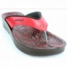 Aerosoft Womens Flowery Red Sandal