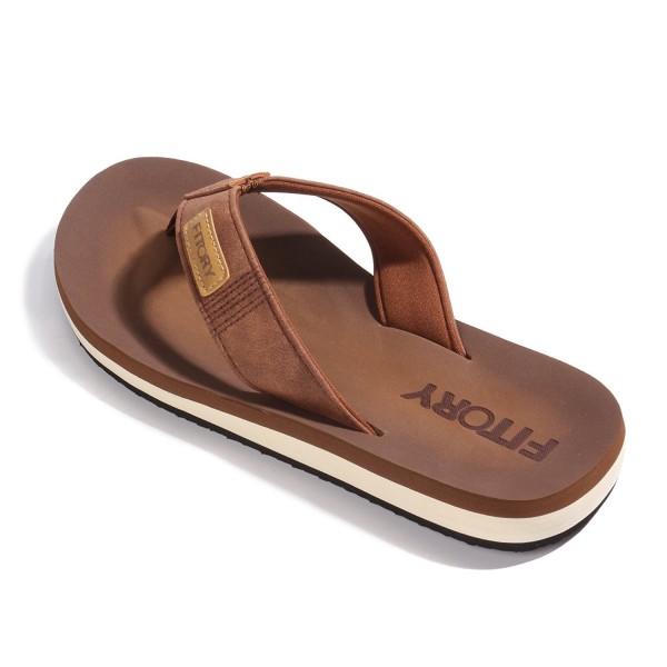 arch support mens flip flops