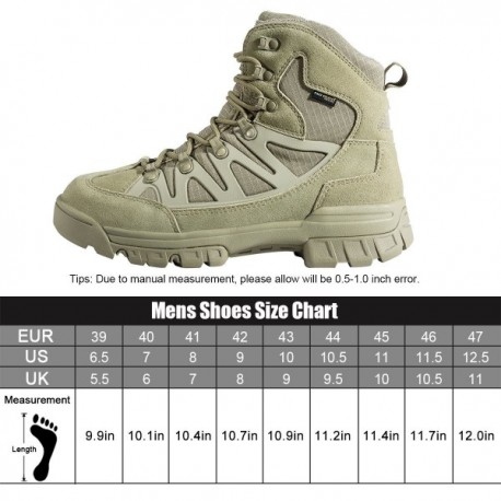 Men's Outdoor Military Tactical Ankle Boots Ultra Winter Mid Hiking ...