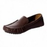 CAIHEE Leather Breathable Driving DarkBrown