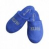 Elvis Presley Embroidered Suede Slippers