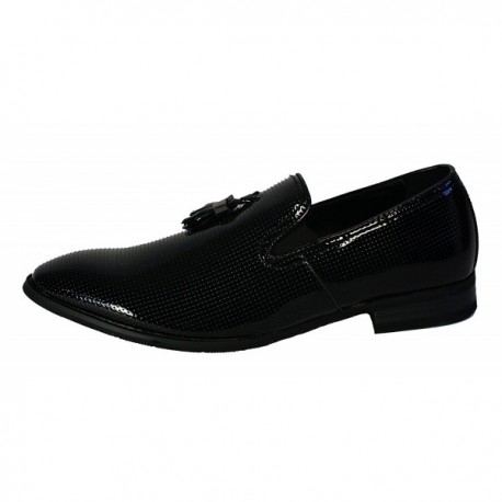tuxedo slip ons