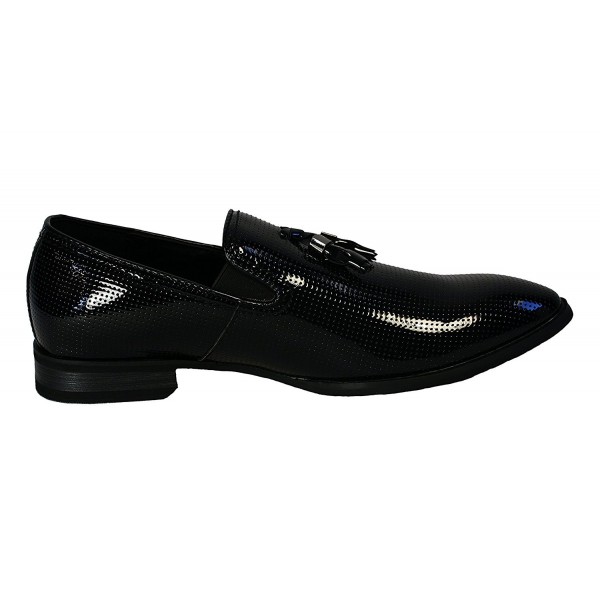 tuxedo slip ons