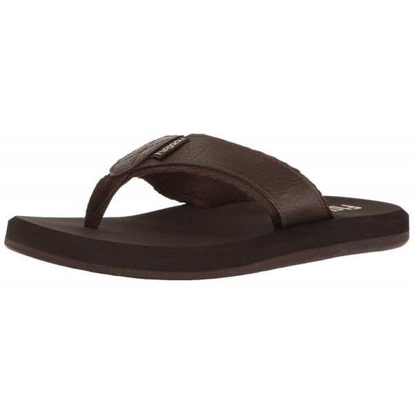 FLOJOS Mens Cole Flip Brown