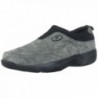 Propet Mens Suede Walking Pewter