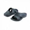 Aetrex Mens Sildes Black Size