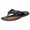 Norocos Flops Casual Leather Sandals