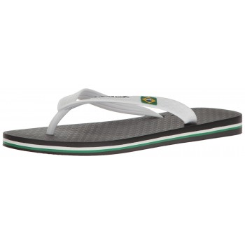 Men's Sevilha Thong Flip Flop - Grey/Red - CJ127LQBJTN