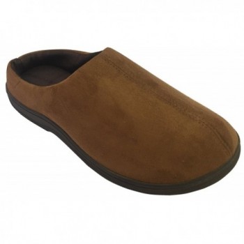 Dearfoams Microfiber Slippers X Large Chestnut