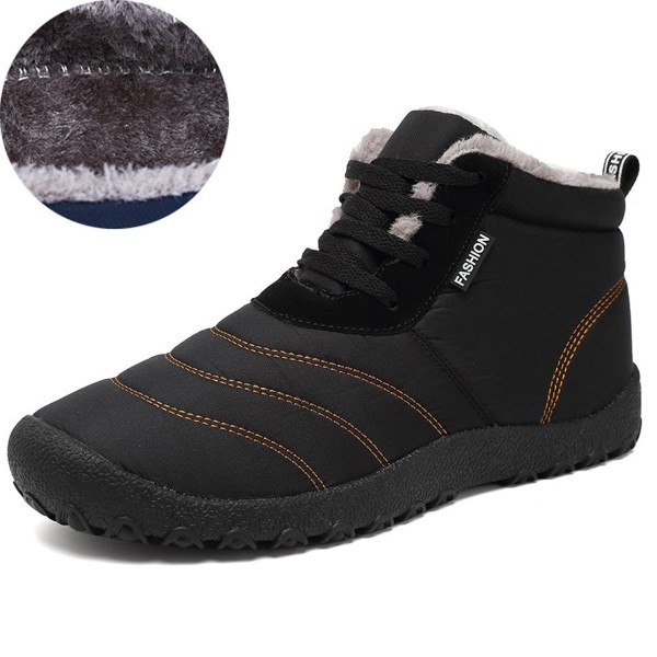 Men's Winter Snow Boots House Slippers Waterproof Insulated Outdoor ...