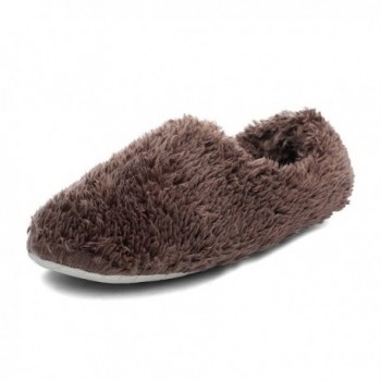 CIOR Womens Comfort Breathable Slippers Brown XL