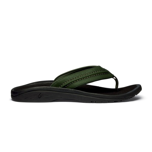 OluKai Hokua Sandal Rosin Black