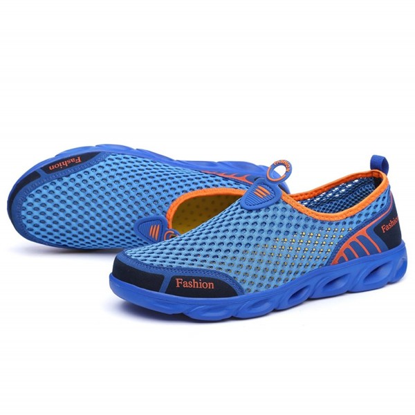 Mens Water Shoes Lightweight Quick Dry Sports Aqua Shoes - Blue ...