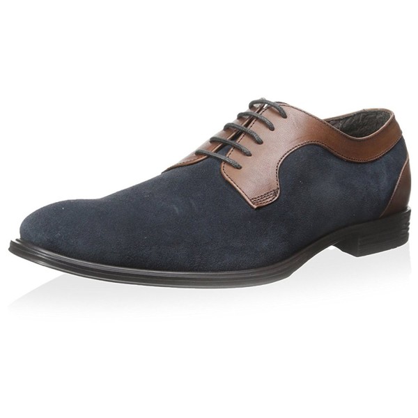 Men's Andreson Lace Up Oxford - Navy/Chestnut - CM121T71ZIP