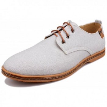 Kunsto Canvas Oxford Shoes Light