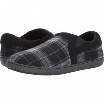 Foamtreads Mens Jacob Black Plaid