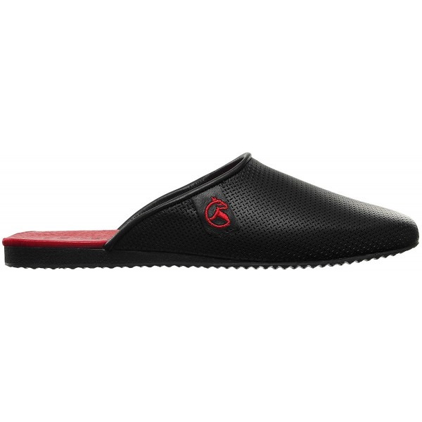 mens leather house slippers