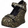 Pleaser Womens Bravo 10G Cheetah Glitter