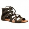 OLIVIA Womens Strappy Gladiator Sandals