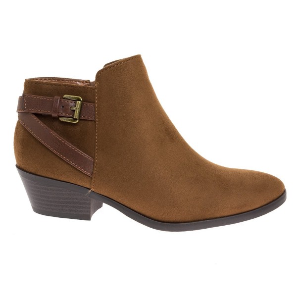 Soda Choya ankle bootie Cognac