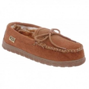 RJs Fuzzies Sheepskin Moccasins Chestnut