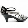 V Luxury Crystal Rhinestone Evening Sandals 6